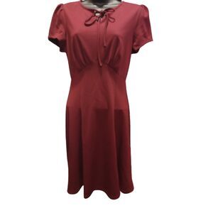 Belle Paque Burgandy Women's Size Small Mini Dress - NWT